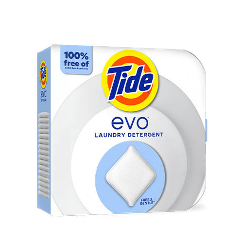 Tide evo Laundry Detergent Tiles, Free & Gentle