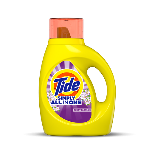 Tide Simply All-In-One Liquid Laundry Detergent, Berry Blossom