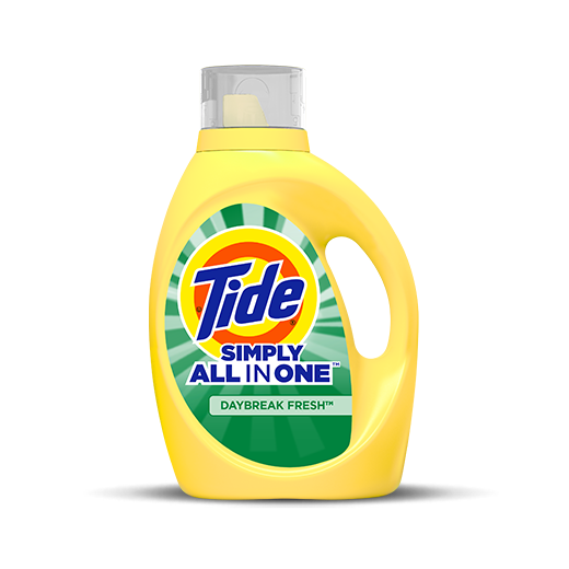 Tide Simply All-In-One Liquid Laundry Detergent, Daybreak Fresh