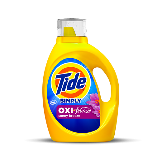 Tide Simply Oxi Boost + Febreze Odor Defense Liquid Laundry Detergent
